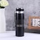 800ml Stainless Steel Vacuum Insulated Water Bottle - Hot &amp; Cold Sports Thermos (Black)
