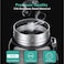 800ml Stainless Steel Vacuum Insulated Water Bottle - Hot &amp; Cold Sports Thermos (Black)