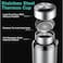 800ml Stainless Steel Vacuum Insulated Water Bottle - Hot &amp; Cold Sports Thermos (Black)