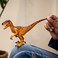 Schleich Velociraptor Orange Medium