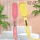PrecisionWare Enzo EN-4102A Professional Hair Straightening Comb, Rapid Heating, Adjustable Temperature, Ceramic Coating For Effortless Styling - Intl Version - Yellow