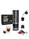 CERA+ Compact Portable Electric Espresso Coffee Machine   Compatible with Nespresso Pods   Ground Coffee   Rechargeable