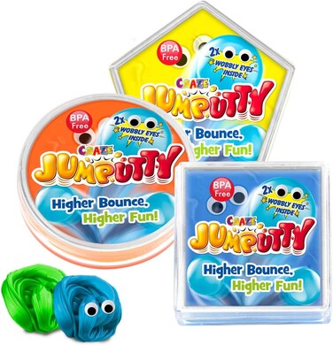 Craze Jumputty - Yellow Bouncing Super Putty For Kids - 15G