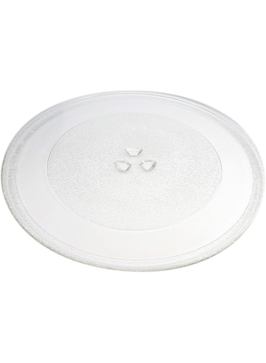 Small Glass Microwave Plate - 9.6 inch / 24.5cm Replacement Turntable Plate for Small Microwaves - Durable Glass Microwave Plate for Replacement Turntable in Small Microwaves