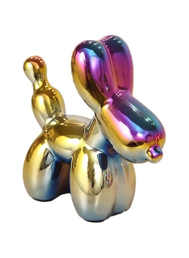 Plating Balloon Dog Statues, Balloon Dog Decor, Home Decor Living Room Table Decor, Funky Home Decor Balloon Dog Decor, Modern Decor Valentines Day Gifts, Home Decor Gifts for Women (Colourful)