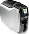 Zebra ZC300 Dual Side ID Card Printer, UK/EU Cords, 300 dpi Print Speed, USB 2.0 &amp; Ethernet 10/100 Connectivity, Color LCD, Ribbon, 1500 Images, Silver, ZC32-000C000EM00