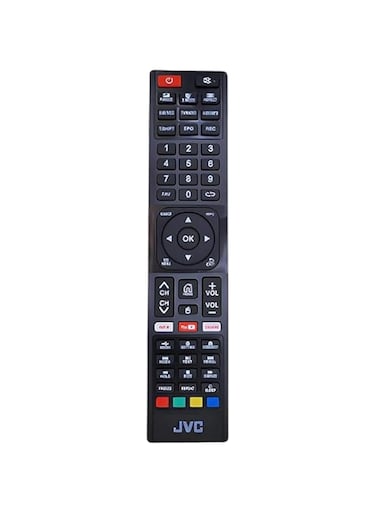 RM-C3401 Replacement Remote Control, Compatible with JVC 4K UHD Smart LED TVs LT-55N775A, LT-55N685A, LT-65N785A, and More
