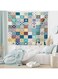 BPA Multicolor Tapestries in Colors and Two Sizes 60" X 80" Multi tap_17019_Moroccan_07.07_60x80