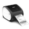 AIMO Desk Top Label Printer with Bluetooth, Black and White color, UK plug - D520 BT