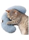 Les Arbres Fair Small Cushion for Cats, Ultra Soft Fluffy Pet Soothing Toy, Half Donut Cuddly Toy for Joint Relief, Sleeping, Improves Machine Wash