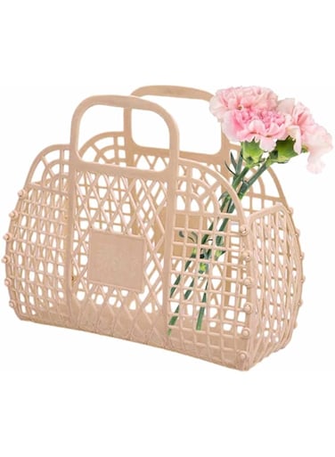 Jelly Tote - Bright Jelly Bags,Women's Tote Bag, Jelly Bag Purse, Girls Beach Bag for Little Girls