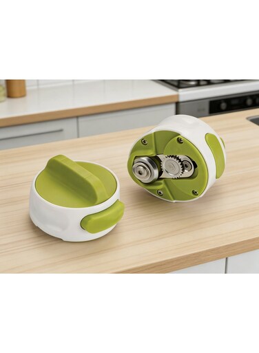 Piece Portable Manual Can Opener Beer Can Small Mini Kitchen Gadget Tool Easy Twist Safety Stainless Steel (Green)