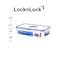 LocknLock 800ml Rectangular  Airtight Food Storage with Divider - BPA-Free, Microwave, Freezer, and Dishwasher Safe