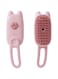 Tazweeq Wet Cat Comb, Bathing, Multipurpose Cat Grooming Brush, Cat Water Brush for Massaging, Multipurpose Wet Cat Comb Cat Cleaning Brush, Medium, Long Pet Hair (Pink, Cat's Paw)