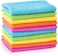MTS (10) - MTS 10/20/30/40/50 Microfibre Cleaning Cloths Dusters Car Bathroom Polish Towels (10), Multi-coloured