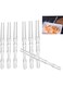XYY Disposable Plastic Fruit Forks, Forks Bistro Cocktail Forks Tasting Appetizer Forks Set Mini Cake Forks (plastic Fruit-Fork plastic) 400PCS