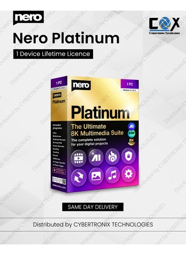 Nero Platinum   1 Device for Lifetime   Digital License