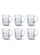 Glass Tea Mug Set 155ml, Durable, Heat-Resistant (Set of 6)