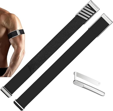 WHOOP 5.0/MG, One, Peak and Life Trackers HydroKnit Bicep Band Strap Universally Compatible - Stylish &amp; Waterproof Strap with Stainless Steel U shape connector