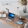 BEPiTECH 10-In-1 Extension Cord 6 UK-UAE Multi-Plug with 4 USB Ports Charging Station, Surge Protected Power Strip, Flat Design 2-Meter Lead for phone/Tablet/Laptops/Travel/Office/Home
