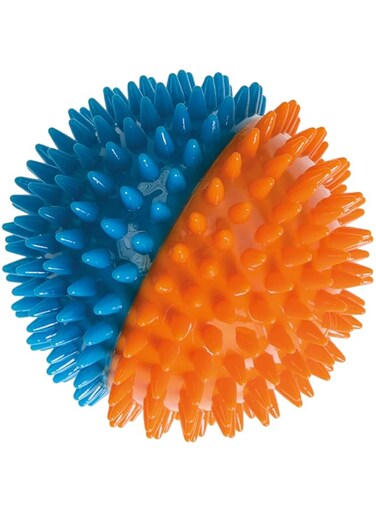 Imac Dog Toy Dual Colour Spiky Ball with Squeaker, &Oslash;8,5cm