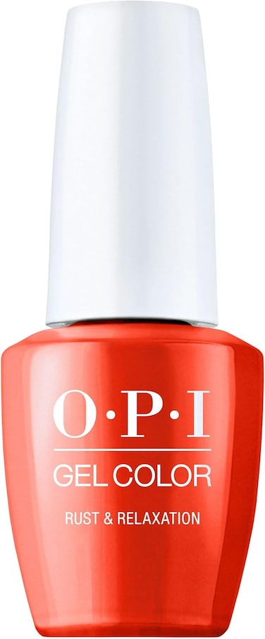 OPI Gelcolor, Rust &amp; Relaxation, Red Gel Nail Polish, Fall Wonders Collection, 0.5 Fl Oz