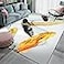 Solid Soft Non-Slip Absorbent Living Room Carpet 80x120 cm