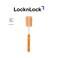 LocknLock Water Bottle Cleaning Brush with Soft Foam Sponge and Non-Slip Handle (5x28cm, Orange)