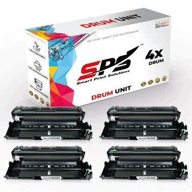 SPS Compatible Drum Cartridges for Brother - DR-3405   4x Black   Yield upto 15,000 Pages