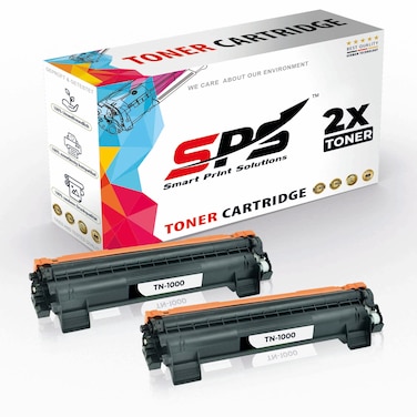 SPS Compatible Toner Cartridges for Brother - TN-1000   2x Black   1,000 Pages