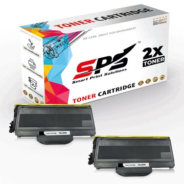 SPS Compatible Toner Cartridges for Brother - TN-2100   2x Black   2,600 Pages