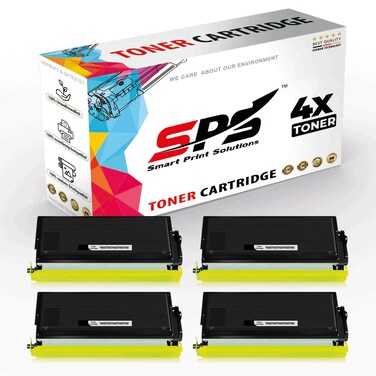 SPS Compatible Toner Cartridges for Brother - TN-460   4x Black   6,000 Pages