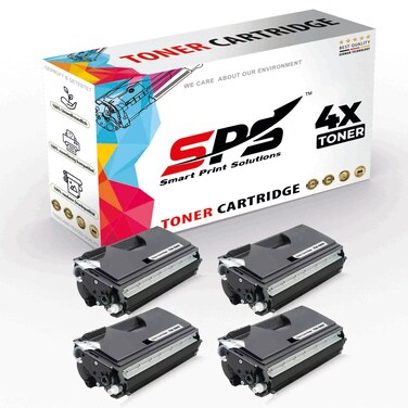 SPS Compatible Toner Cartridges for Brother - TN-560   4x Black   6,500 Pages