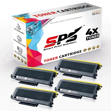 SPS Compatible Toner Cartridges for Brother - TN-580   4x Black   7,000 Pages
