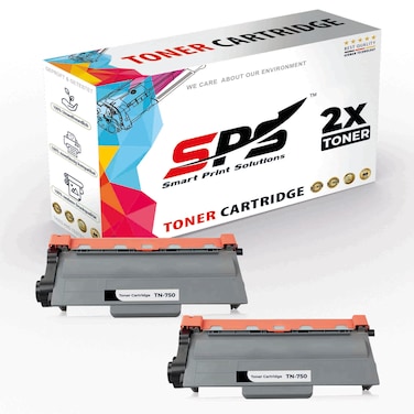 SPS Compatible Toner Cartridges for Brother - TN-750   2x Black   8,000 Pages