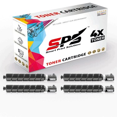 SPS Compatible Toner Cartridges for Canon - C-EXV63   4x Black   30,000 Pages