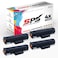 SPS Compatible Toner Cartridges for HP - W1106A 106A   4x Black   1,000 Pages