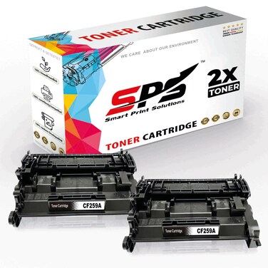 SPS Compatible Toner Cartridges for HP - CF259A 59A   2x Black   3,000 Pages