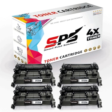 SPS Compatible Toner Cartridges for HP - CF259A 59A   4x Black   3,000 Pages