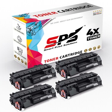SPS Compatible Toner Cartridges for HP - CF280A 80A   4x Black   2,700 Pages