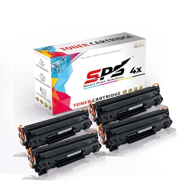 SPS Compatible Toner Cartridges for HP - CB435A 35A   4x Black   1,500 Pages