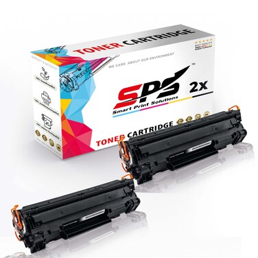 SPS Compatible Toner Cartridges for HP - CB436A 36A   2x Black   2,000 Pages