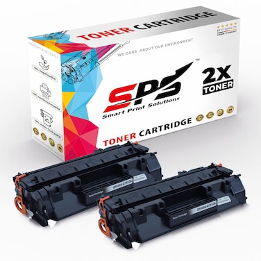 SPS Compatible Toner Cartridges for HP - Q7553A 53A   2x Black   3,000 Pages