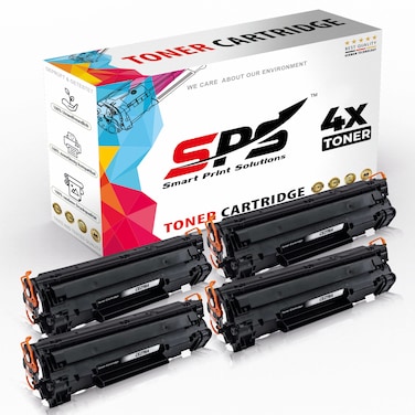 SPS Compatible Toner Cartridges for HP - CE278A 78A   4x Black   2,100 Pages