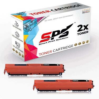 SPS Compatible Toner Cartridges for HP - CE314A 126A   2x Black   12,000 Pages