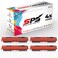 SPS Compatible Toner Cartridges for HP - CE314A 126A   4x Black   12,000 Pages