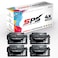 SPS Compatible Toner Cartridges for HP - CE255A 55A   4x Black   6,000 Pages
