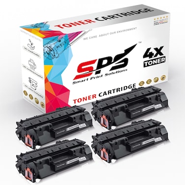 SPS Compatible Toner Cartridges for HP - CE505A 05A   4x Black   2,300 Pages