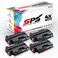 SPS Compatible Toner Cartridges for HP - CE505X 05X   4x Black   6,500 Pages