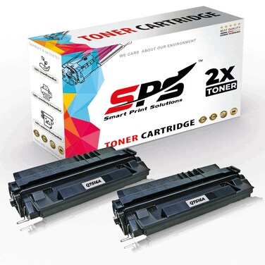 SPS Compatible Toner Cartridges for HP - Q7516A 16A   2x Black   12,000 Pages